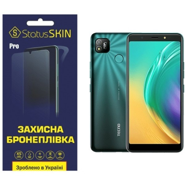 Поліуретанова плівка StatusSKIN Pro на екран Tecno Pop 4 (BC2) Глянцева (Код товару:24692) Харьков - изображение 1