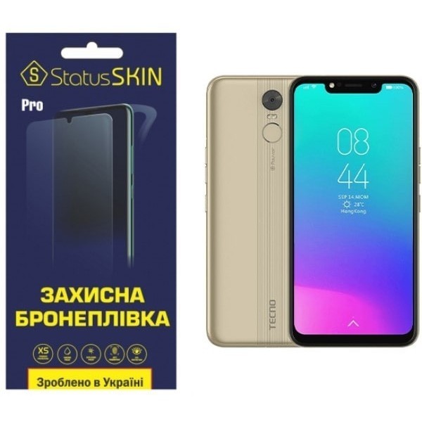 Поліуретанова плівка StatusSKIN Pro для Tecno Pouvoir 3 Глянцева (Код товару:24666) Харьков - изображение 1