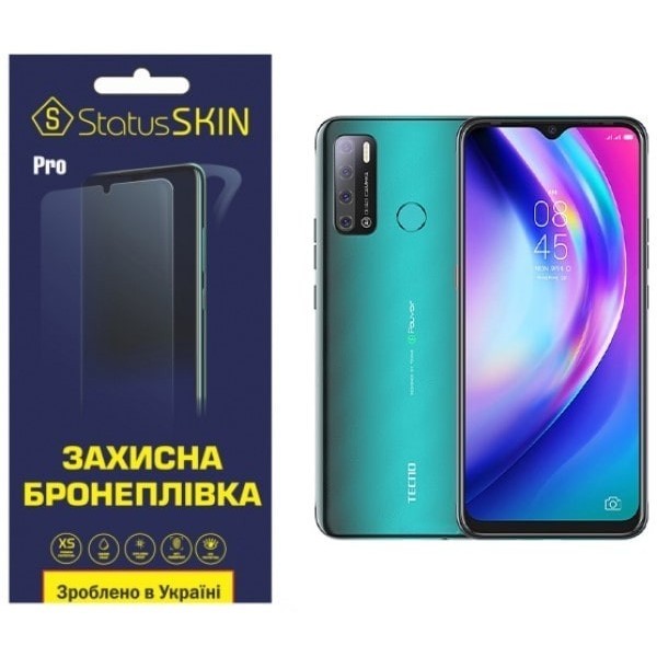 Поліуретанова плівка StatusSKIN Pro для Tecno Pouvoir 4 Глянцева (Код товару:24672) Харьков - изображение 1