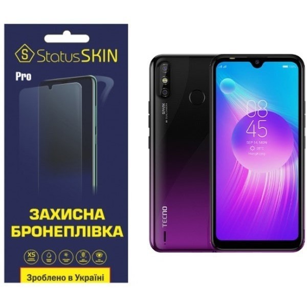 Поліуретанова плівка StatusSKIN Pro для Tecno Spark 4 Air Глянцева (Код товару:24802) Харьков - изображение 1