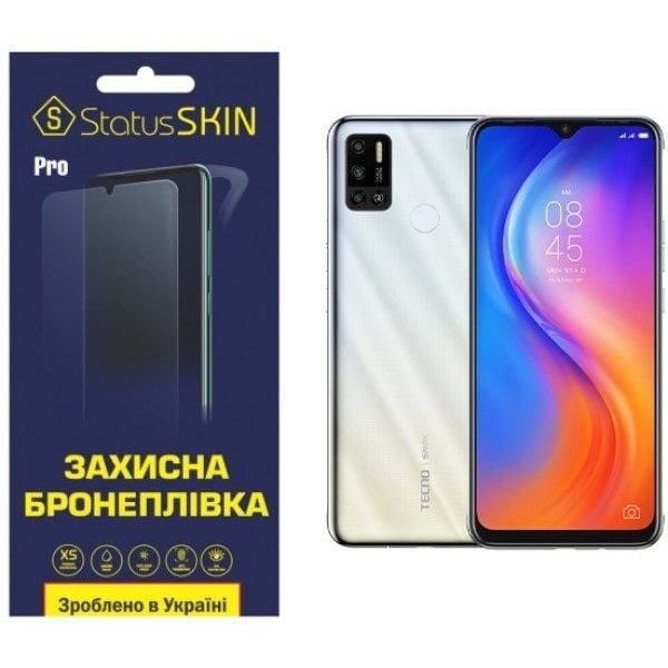 Поліуретанова плівка StatusSKIN Pro для Tecno Spark 6 Air Глянцева (Код товару:24812) Харьков - изображение 1