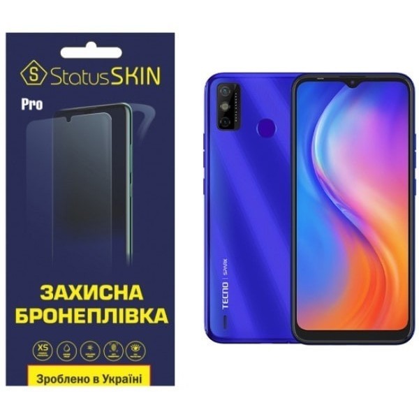 Поліуретанова плівка StatusSKIN Pro для Tecno Spark 6 Go Глянцева (Код товару:24814) Харьков - изображение 1