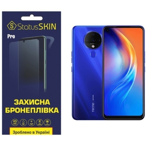 Поліуретанова плівка StatusSKIN Pro для Tecno Spark 6 Матова (Код товару:24811) Харьков - изображение 1