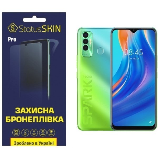 Поліуретанова плівка StatusSKIN Pro для Tecno Spark 7P Глянцева (Код товару:24820) Харьков - изображение 1