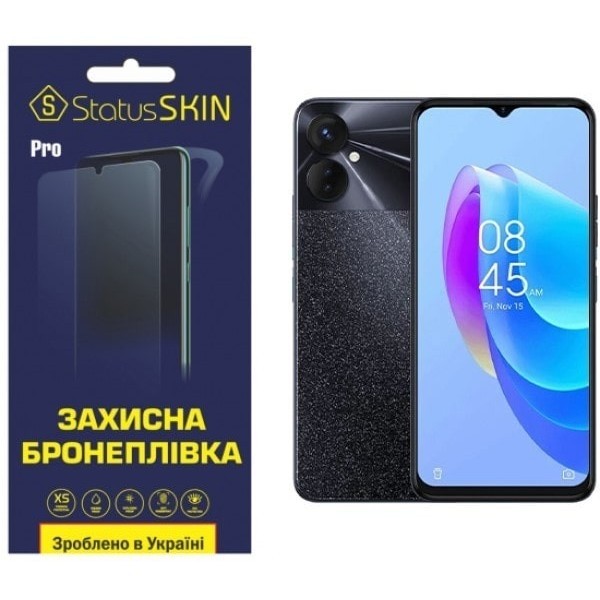 Поліуретанова плівка StatusSKIN Pro для Tecno Spark 9 Pro Глянцева (Код товару:24826) Харьков - изображение 1