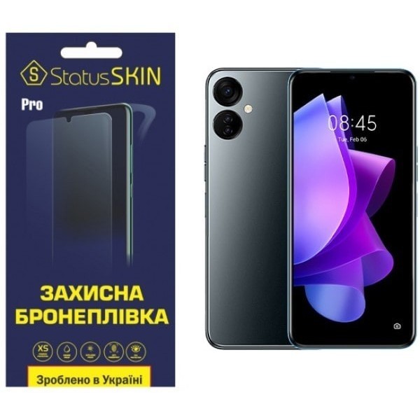 Поліуретанова плівка StatusSKIN Pro для Tecno Spark 9T Глянцева (Код товару:24828) Харьков - изображение 1