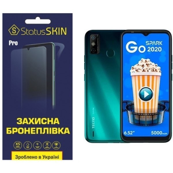 Поліуретанова плівка StatusSKIN Pro для Tecno Spark Go 2020 Глянцева (Код товару:24832) Харьков - изображение 1