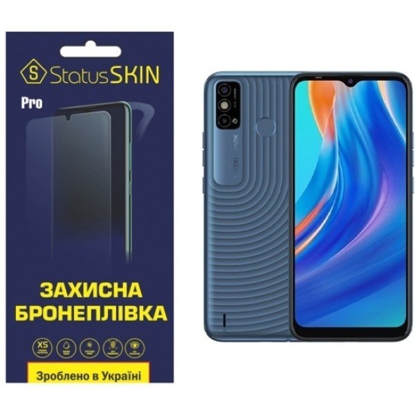 Поліуретанова плівка StatusSKIN Pro для Tecno Spark Go 2021 Глянцева (Код товару:24834) Харьков - изображение 1