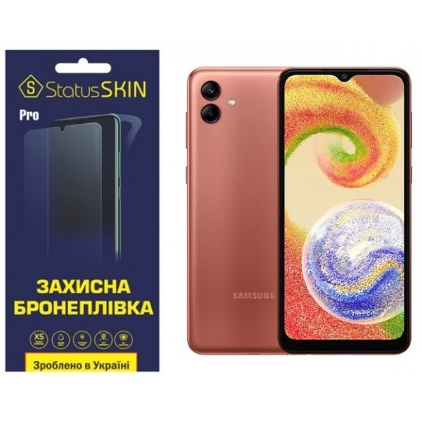 Поліуретанова плівка StatusSKIN Pro на екран Samsung A04 A045 Глянцева (Код товару:25502) Харьков - изображение 1