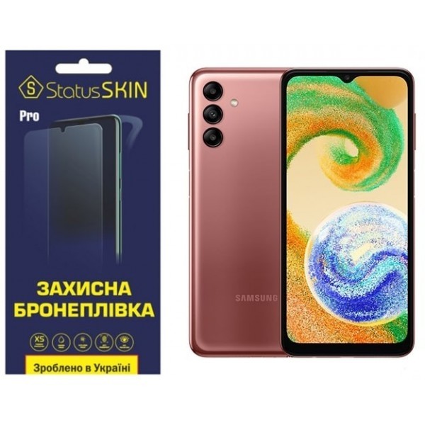 Поліуретанова плівка StatusSKIN Pro на екран Samsung A04s A047 Глянцева (Код товару:25514) Харьков - изображение 1