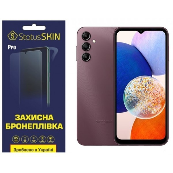 Поліуретанова плівка StatusSKIN Pro на екран Samsung A14 A145/A14 5G A146 Матова (Код товару:25879) Харьков - изображение 1