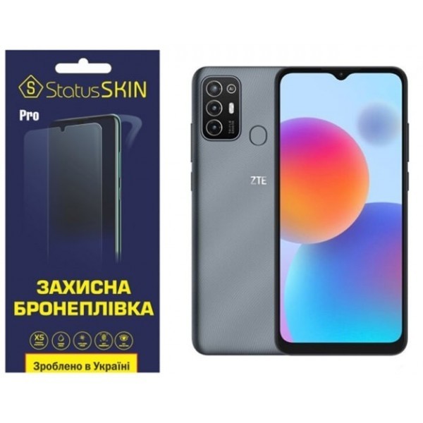 Поліуретанова плівка StatusSKIN Pro на екран ZTE Blade A52 Глянцева (Код товару:25943) Харьков - изображение 1