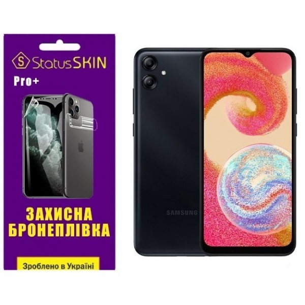 Поліуретанова плівка StatusSKIN Pro+ на екран Samsung A04e A042/M04 M045/F04 E045 Глянцева (Код това Харьков - изображение 1