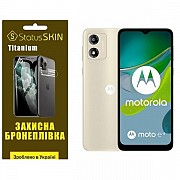 Поліуретанова плівка StatusSKIN Titanium на екран Motorola E13 Глянцева (Код товару:26543) Харьков