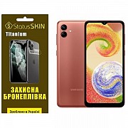 Поліуретанова плівка StatusSKIN Titanium на екран Samsung A04 A045 Глянцева (Код товару:25508) Харьков