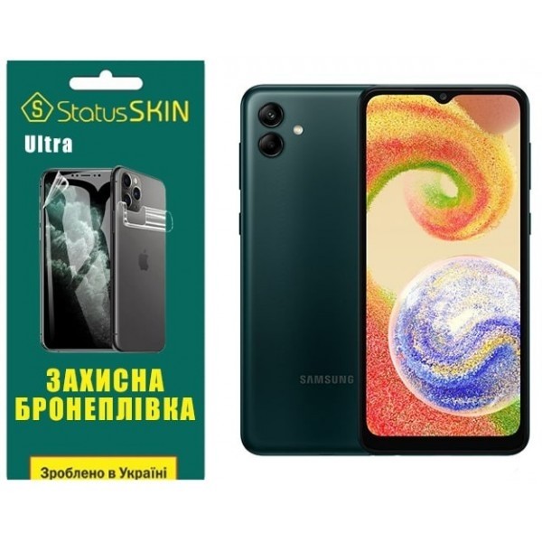 Поліуретанова плівка StatusSKIN Ultra на екран Samsung A04 A045 Глянцева (Код товару:25506) Харьков - изображение 1