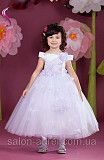 Детское бальное платье с цветами Приморск