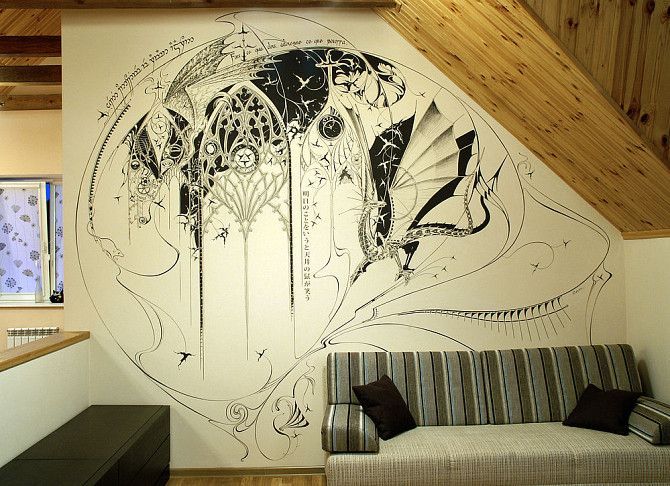 Роспись стен, аэрография, граффити, муралы, художественное оформление Київ - изображение 1