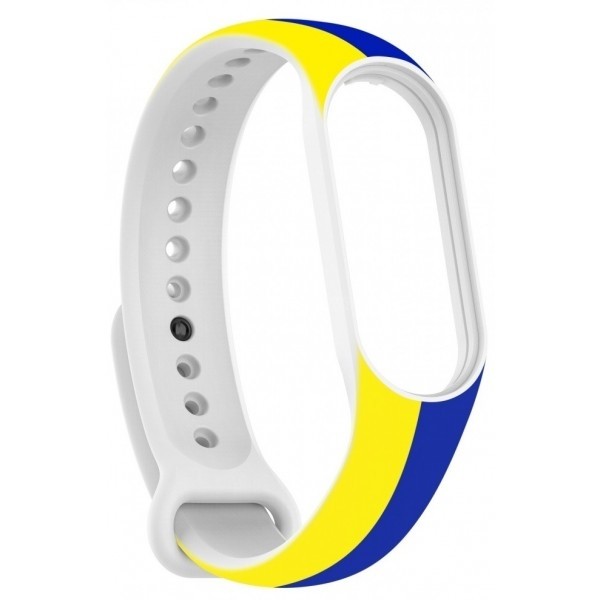 Ремінець ArmorStandart для Mi Band 5/6/7 Blue/Yellow (Код товару:21611) Харьков - изображение 1