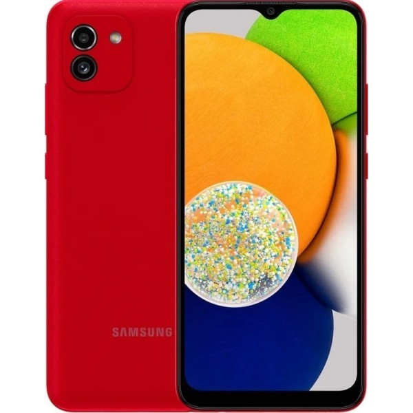 Смартфон Samsung Galaxy A03 4/64Gb Red (SM-A035FZRGSEK) UA (Код товару:20176) Харьков - изображение 1