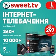 Sweet.TV Стартовий пакет Sweet TV тариф L на 3 місяці (Код товару:18382) Харьков