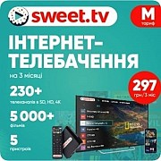 Sweet.TV Стартовий пакет Sweet TV тариф M на 3 місяці (Код товару:18384) Харьков