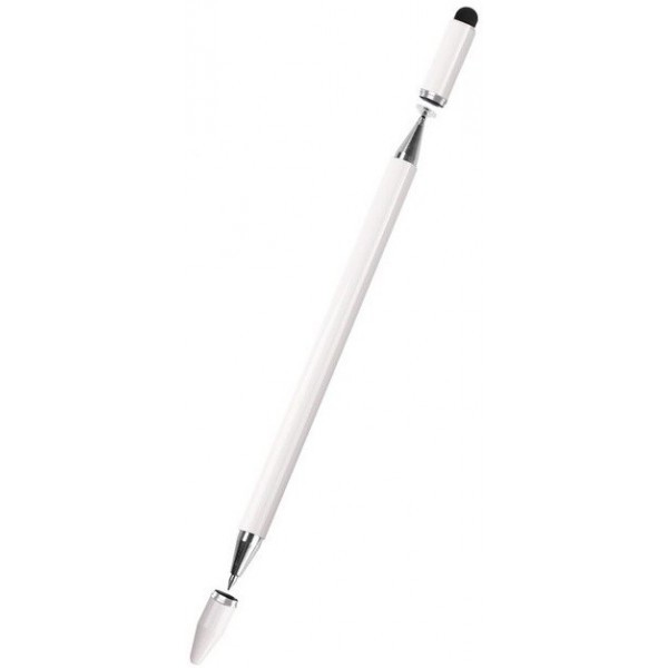 Стилус ручка Fonken Universal Pen 3 в 1 для iOS/Android/iPad White (Код товару:26297) Харьков - изображение 1