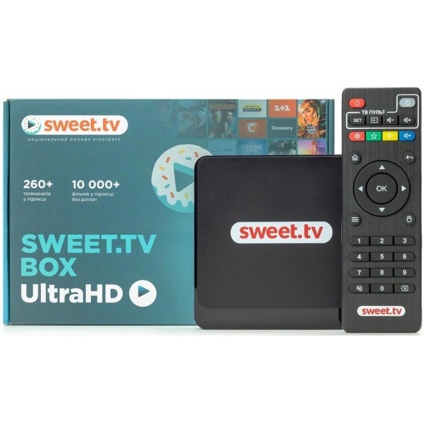 ТВ-приставка inext SWEET.TV BOX Ultra HD (Unlocked) (Код товару:24200) Харьков - изображение 1