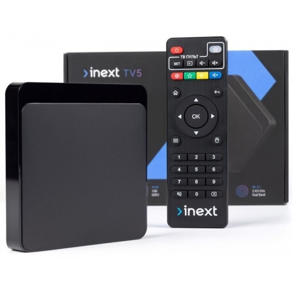 Romsat ТВ-приставка iNeXT TV 5 1/8GB Black (Код товару:21981) Харьков - изображение 1