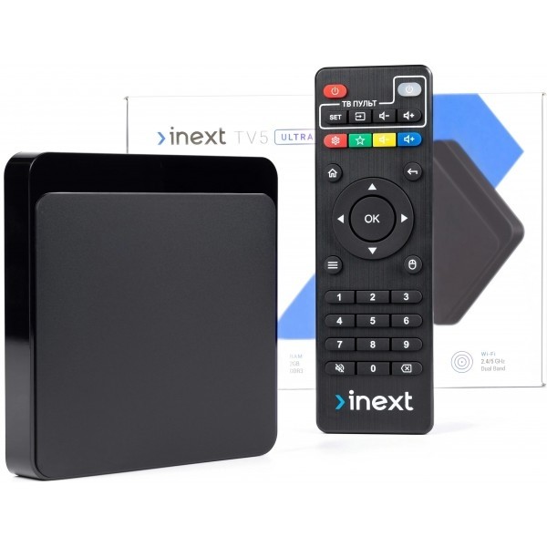 Romsat ТВ-приставка iNeXT TV 5 Ultra 2/16GB Black (Код товару:22821) Харьков - изображение 1