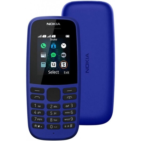 Телефон Nokia 105 SS 2019 Blue (Код товару:13080) Харьков - изображение 1