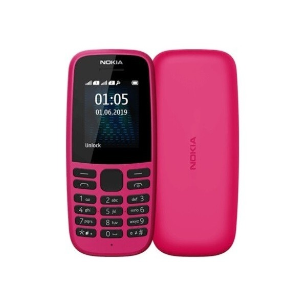 Телефон Nokia 105 SS 2019 Pink (Код товару:13081) Харьков - изображение 1