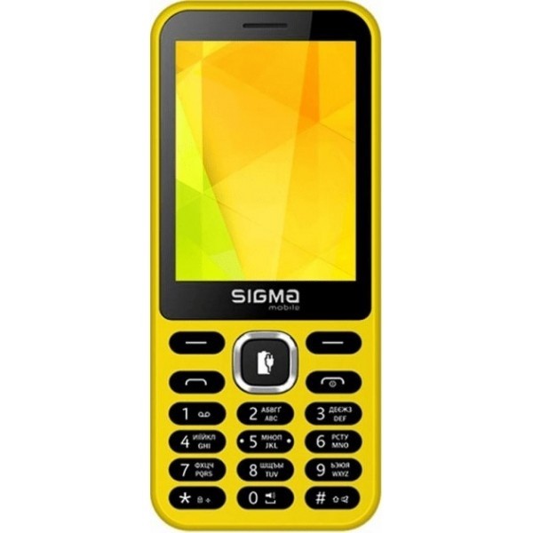 Телефон Sigma mobile X-Style 31 Power Yellow (Код товару:13972) Харьков - изображение 1