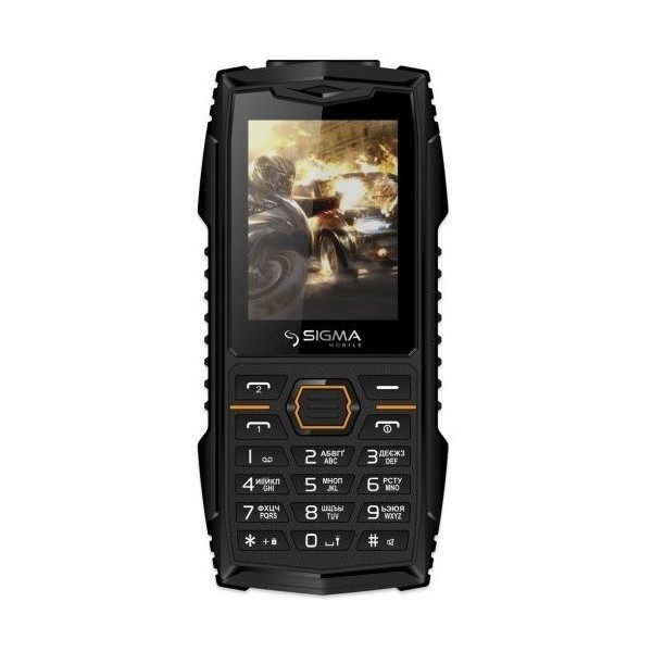 Телефон Sigma mobile X-treme AZ68 DS Black/Orange (Код товару:14787) Харьков - изображение 1