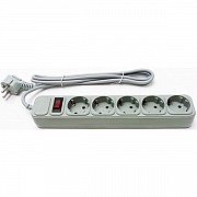 Фільтр живлення ProLogix 5 розеток 0.75 мм 1.8 м Gray (PRS-075P5-18G) (Код товару:26221) Харьков