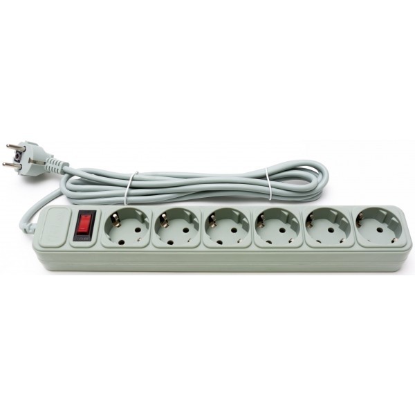 Фільтр живлення ProLogix 6 розеток 0.75 мм 3 м Gray (PRS-075P6-30G) (Код товару:26222) Харьков - изображение 1