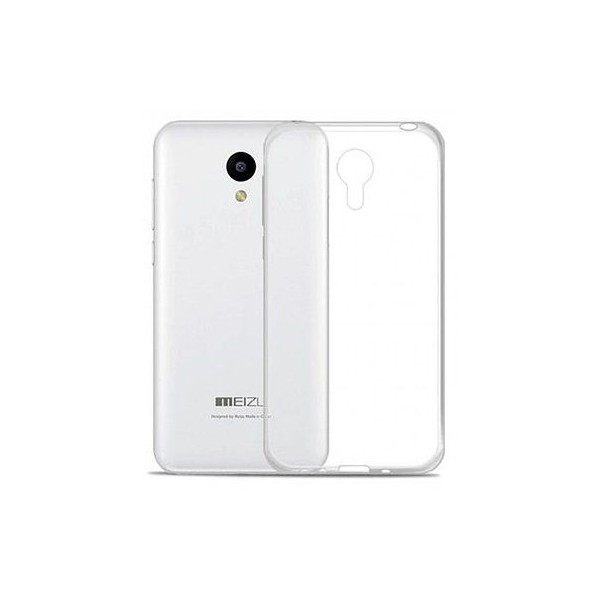 Чохол силіконовий для Meizu M1 Note Прозорий/Yellow (Код товару:4075) Харьков - изображение 1