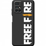 Чохол BoxFace для Xiaomi Redmi 10/Note 11 4G Free Fire White Logo (Код товару:21895) Харьков