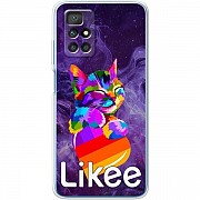 Чохол BoxFace для Xiaomi Redmi 10/Note 11 4G Likee Cat (Код товару:21886) Харьков