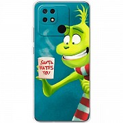 Чохол BoxFace для Xiaomi Redmi 10C/Poco C40 Santa Hates You (Код товару:21424) Харьков