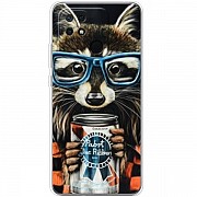 Чохол BoxFace для Xiaomi Redmi 10C/Poco C40 Єнот з банкою (Код товару:22905) Харьков