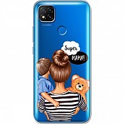 Чохол BoxFace для Xiaomi Redmi 9C/10A Super Mama and Son (Код товару:21860) Харьков