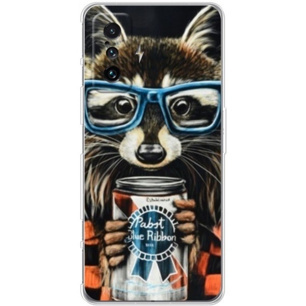 Чохол BoxFace для Xiaomi Redmi K50 Gaming/Poco F4 GT Єнот з банкою (Код товару:26503) Харьков - изображение 1