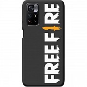 Чохол BoxFace для Xiaomi Redmi Note 11 5G/Note 11s 5G/Poco M4 Pro 5G Free Fire White Logo (Код товар Харьков