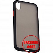 Чохол Bumper Matte для Realme 8/8 Pro Black/Red (Код товару:22159) Харьков