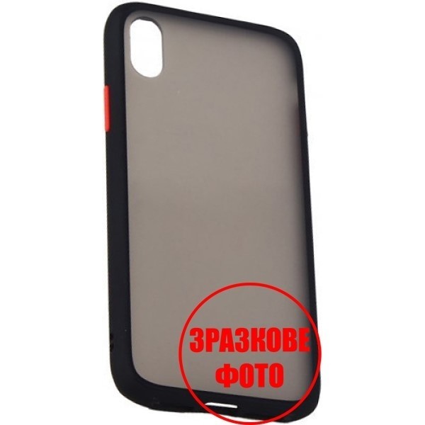 Чохол Bumper Matte для Realme 8/8 Pro Black/Red (Код товару:22159) Харьков - изображение 1