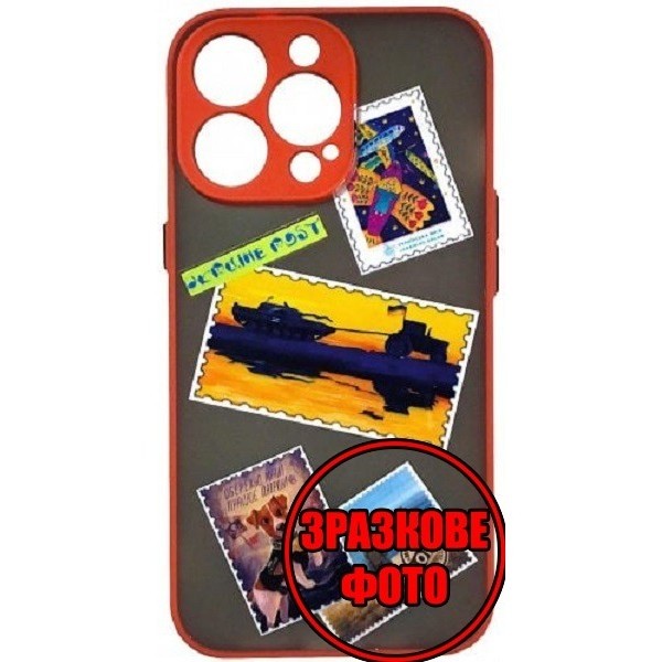 Чохол Bumper Print Ukraine Post для Xiaomi Redmi 10/Note 11 4G Red/Black (Код товару:25170) Харьков - изображение 1