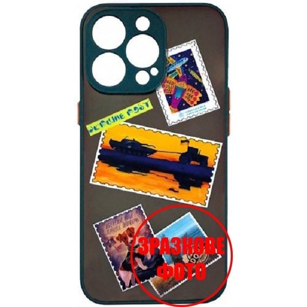 Чохол Bumper Print Ukraine Post для Xiaomi Redmi 9C/10A Green/Orange (Код товару:25160) Харьков - изображение 1