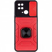 Чохол Camshield Flash Ring для Xiaomi Redmi 10C/Poco C40 Червоний (Код товару:22761) Харьков