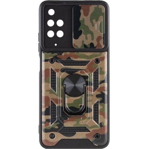 Чохол Camshield Serge Ring Camo для Xiaomi Redmi Note 11 Pro/11 Pro 5G/11E Pro 5G Army Brown (Код то Харьков - изображение 1